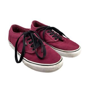 Vans Atwood Deluxe Shoes‎ Mens Red 7 Canvas Skate Sneakers Skater Streetwear Y2K